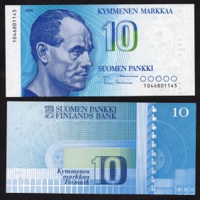 FINLAND 10 Markkaa 1986