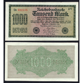 GERMANY 1000 Mark 1922