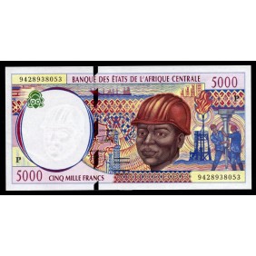 CHAD (C.A.S.) 5000 Francs 1994