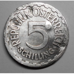 AUSTRIA 5 Schilling 1957