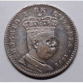 ERITREA 1 Lira 1891 AG