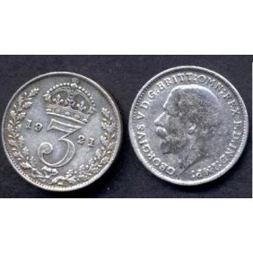 GREAT BRITAIN 3 Pence 1921...