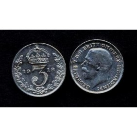 GREAT BRITAIN 3 Pence 1918...