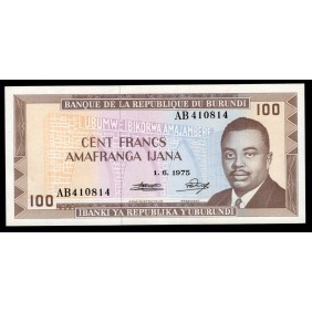 BURUNDI 100 Francs 1975