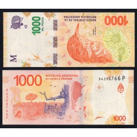 ARGENTINA 1000 Pesos 2017...