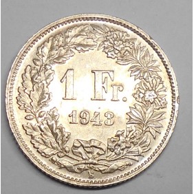 SWITZERLAND 1 Franc 1943 AG