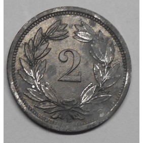 SWITZERLAND 2 Rappen 1946 rare