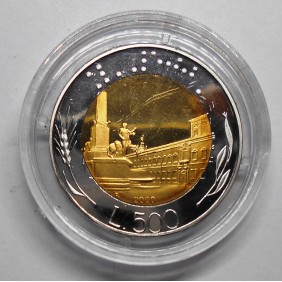 500 Lire 2000 bimetallico...