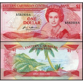 ANTIGUA (E.C.S.) 1 Dollar 1985