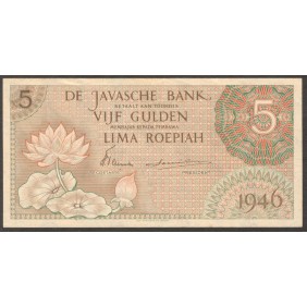 NETHERLANDS INDIES 5 Gulden...