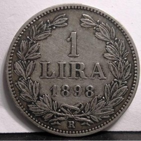 SAN MARINO 1 Lira 1898 AG