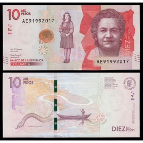 COLOMBIA 10.000 Pesos 2017