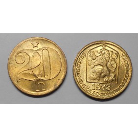 CZECHOSLOVAKIA  20 Haleru 1973