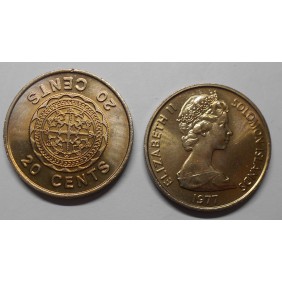 SOLOMON ISLANDS 20 Cents 1977