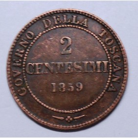 2 Centesimi 1859 RE ELETTO