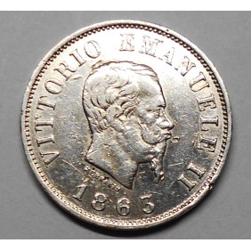 50 Centesimi 1863 M Stemma AG