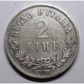 2 Lire 1863 T Valore
