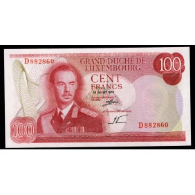 LUXEMBOURG 100 Francs 1970