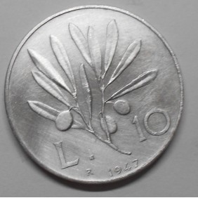 10 Lire 1947 (riconio)
