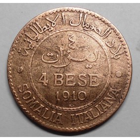 SOMALIA 4 BESE 1910