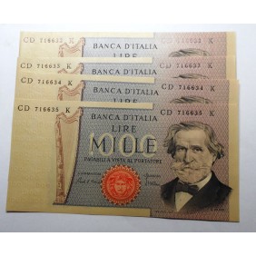 1000 Lire Verdi 06.09.1980 FDS