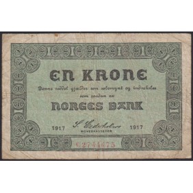 NORWAY 1 Krone 1917