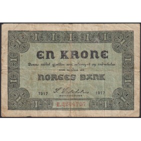 NORWAY 1 Krone 1917