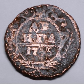 RUSSIA 1/2 Kopek 1735