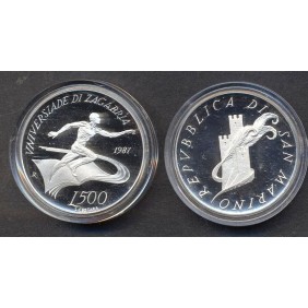 SAN MARINO 500 Lire 1987...