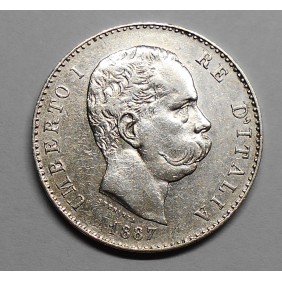 1 Lira 1887 AG