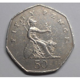 GREAT BRITAIN 50 Pence 2001...