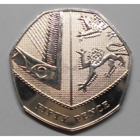 GREAT BRITAIN 50 Pence 2014