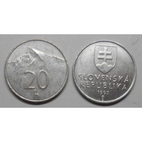 SLOVAKIA 20 Halierov 1997