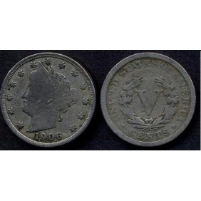 USA Liberty Nickel 5 Cents...