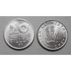 HUNGARY 20 Filler 1980