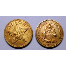 BAHAMAS 1 Cent 1974