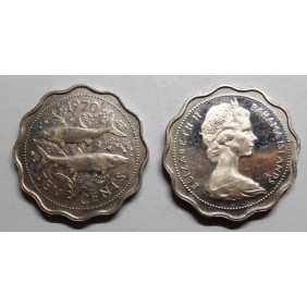 BAHAMAS 10 Cents 1970 PROOF