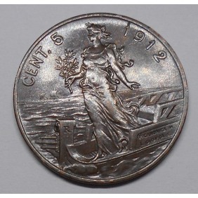 5 Centesimi 1912