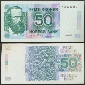NORWAY 50 Kroner 1993