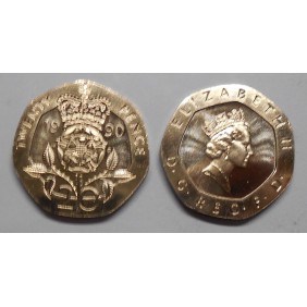 GREAT BRITAIN 20 Pence 1990