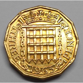 GREAT BRITAIN 3 Pence 1965