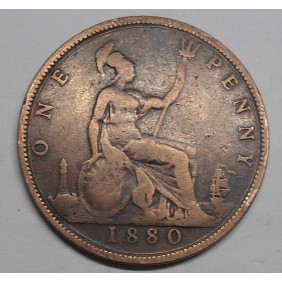 GREAT BRITAIN 1 Penny 1880