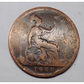 GREAT BRITAIN 1 Penny 1888