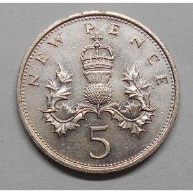 GREAT BRITAIN 5 Pence 1979
