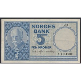 NORWAY 5 Kroner 1955