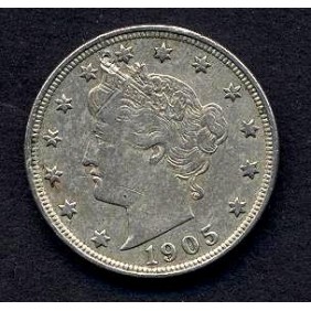 USA Liberty Nickel 5 Cents...