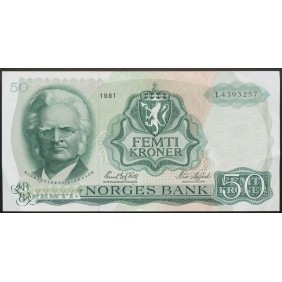 NORWAY 50 Kroner 1981