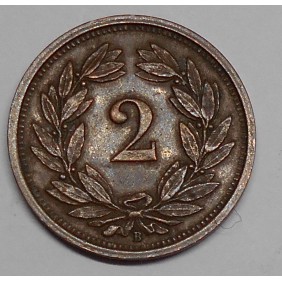 SWITZERLAND 2 Rappen 1920 rare
