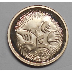 AUSTRALIA 5 Cents 1989 PROOF