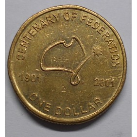AUSTRALIA 1 Dollar 2001...